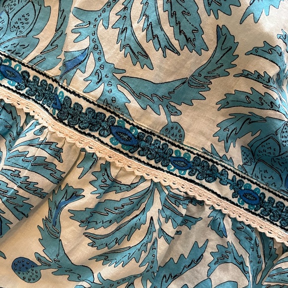 Joie Turquoise and White Maxi Dress. Size 4. Fits like xs/small - Picture 9 of 13